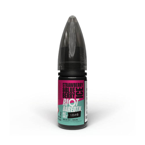 Strawberry & Blueberry Ice 10ml Nic Salt e-Liquid by Riot BAR EDTN | The Puffin Hut