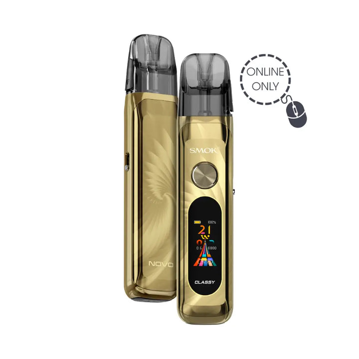 Smok Novo Classy Pod Vape Kit - Lustrous Gold | The Puffin Hut