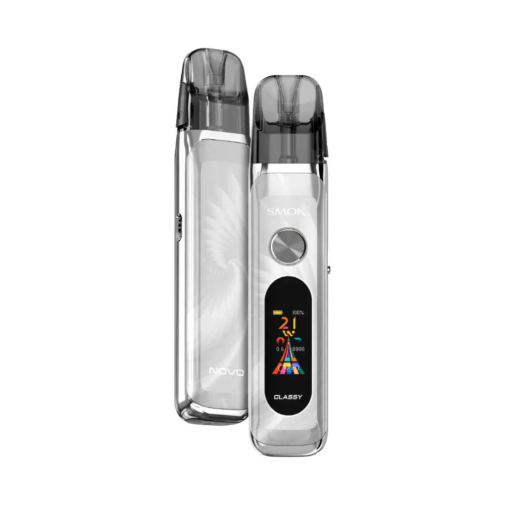 Smok Novo Classy Pod Vape Kit - Silver White | The Puffin Hut