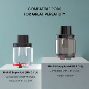 Smok RPM 85 Pod Vape Kit - Compatible Pods | The Puffin Hut