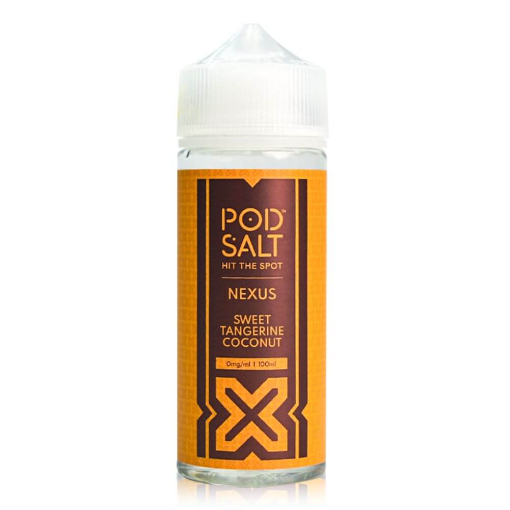 Sweet Tangerine Coconut 100ml Shortfill e-Liquid by Pod Salt Nexus | The Puffin Hut