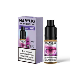 Triple Berry Ice Nic Salt By Maryliq | The Puffin Hut