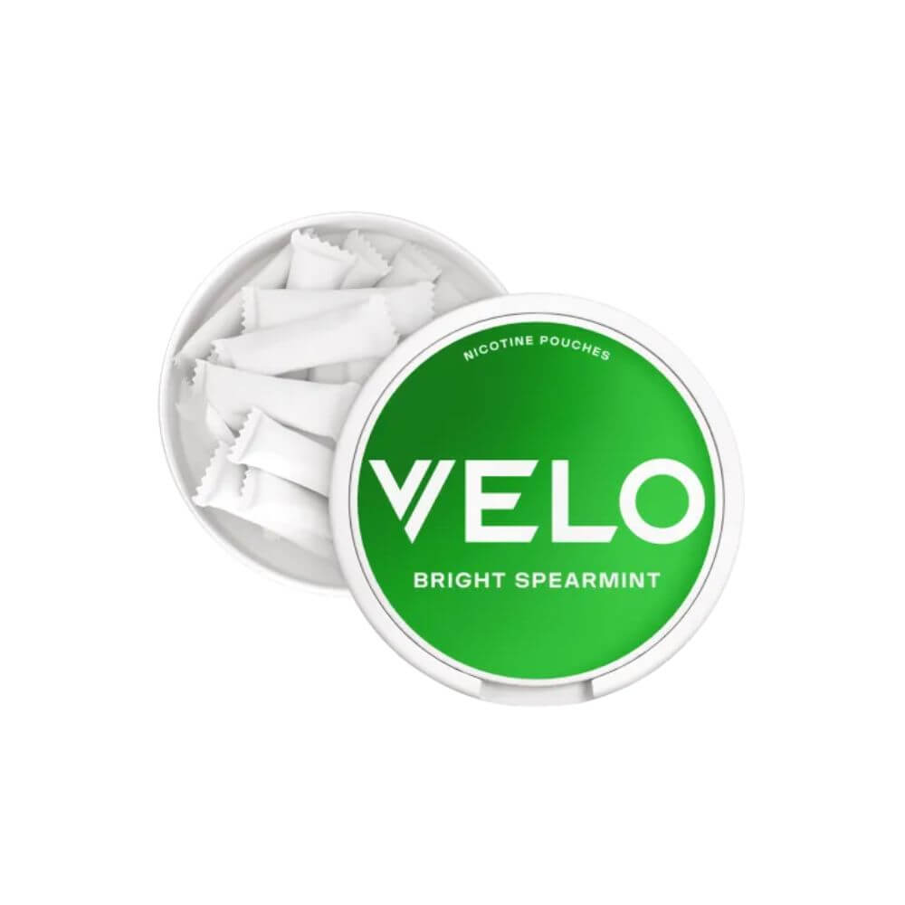 VELO Bright Spearmint Nicotine Pouches | The Puffin Hut
