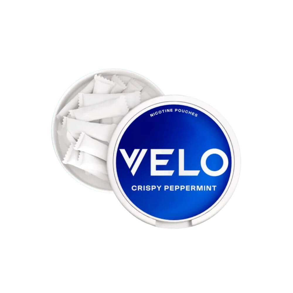 VELO Crispy Peppermint Nicotine Pouches | The Puffin Hut