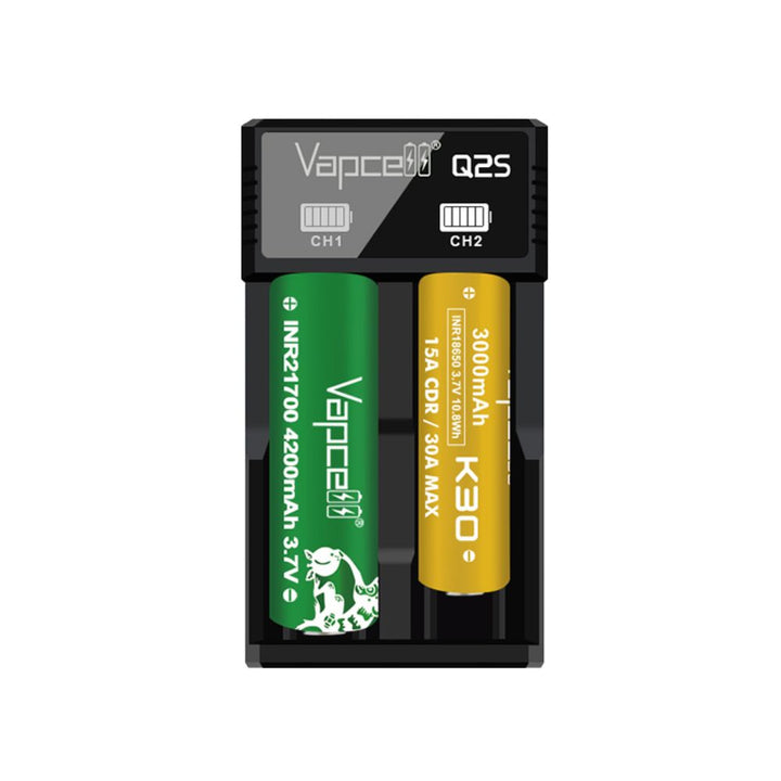 Vapcell Q2S Dual Battery Charger | The Puffin Hut