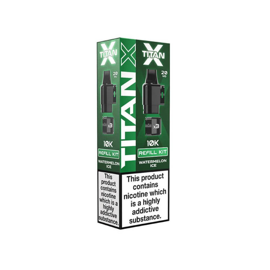 Titan X Refill Pack - Watermelon Ice | The Puffin Hut
