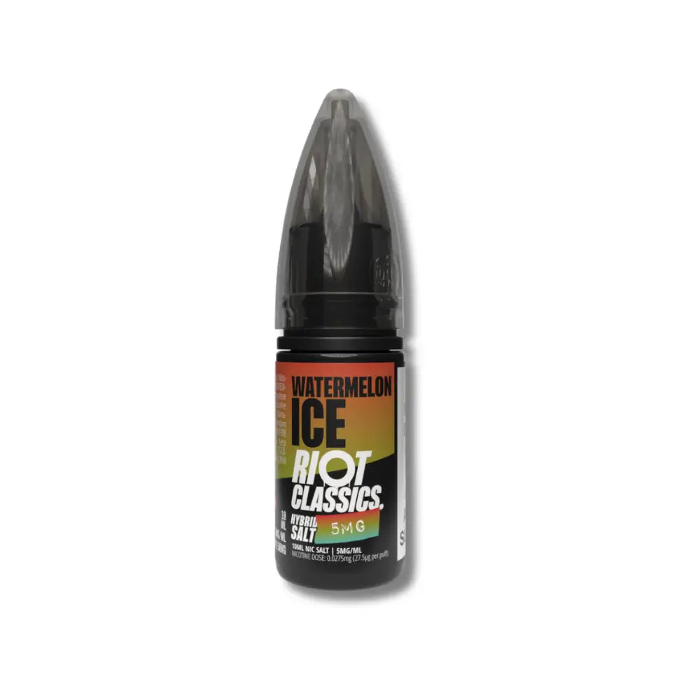 Watermelon Ice Hybrid Salt e-Liquid by Riot Classics | The Puffin Hut