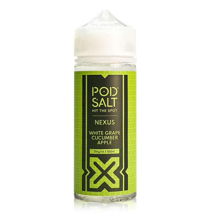 White Grape Cucumber 100ml Shortfill e-Liquid by Pod Salt Nexus | The Puffin Hut