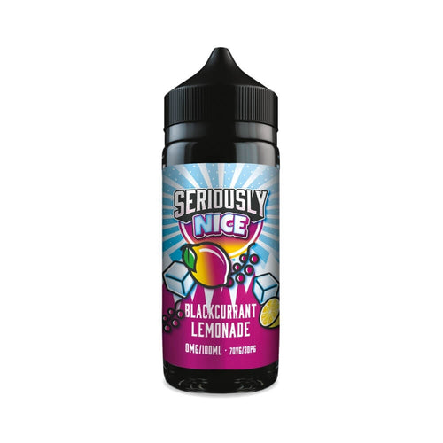 Blackcurrant Lemonade 100ml 0mg e-Liquid by Seriously Nice | The Puffin Hut