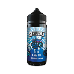 Blue Razz Ice 100ml 0mg e-Liquid by Seriously Nice | The Puffin Hut