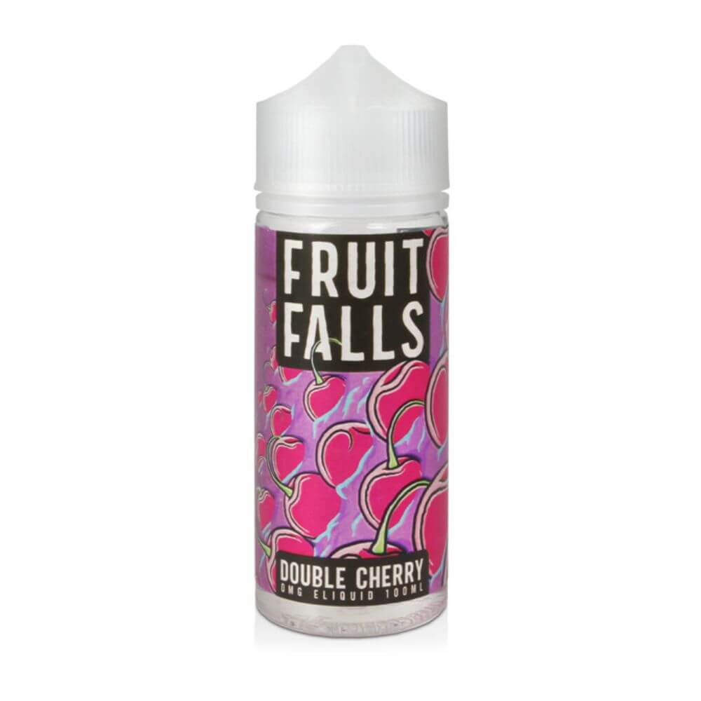 Double Cherry 100ml Short Fill e-Liquid by Fruit Falls | The Puffin Hut
