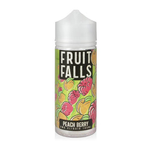 Peach Berry 100ml Short Fill e-Liquid by Fruit Falls | The Puffin Hut