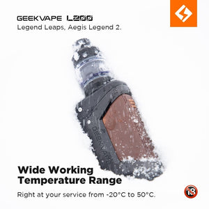 Geekvape Aegis Legend 2 Kit - Wide Working Temperature -20c to 50c | The Puffin Hut