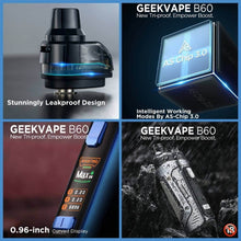 Load image into Gallery viewer, Geekvape Aegis Boost 2 B60 Pod Kit features | The Puffin Hut
