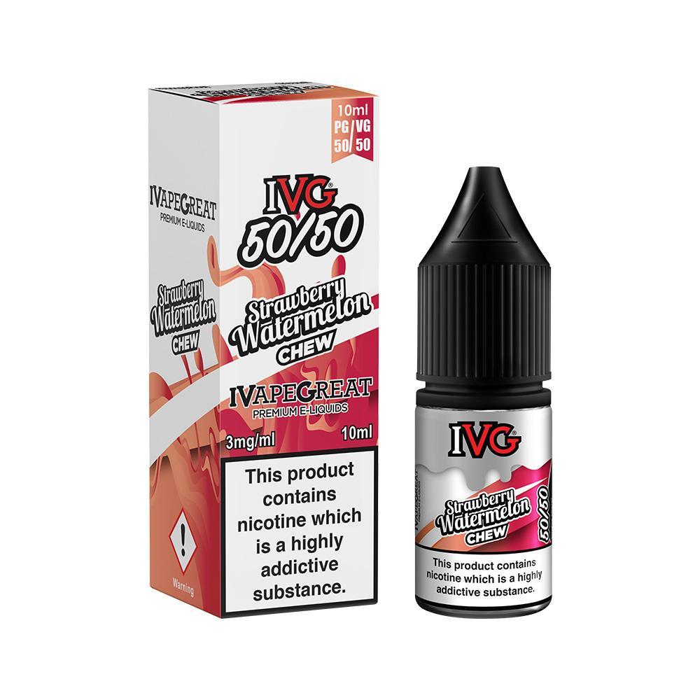 Strawberry Watermelon 50/50 eLiquid by IVG | The Puffin Hut