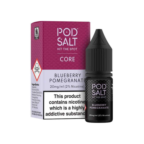 Blueberry Pomegranate Nic Salt e-Liquid by Pod Salt | The Puffin Hut