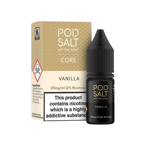 Vanilla Nic Salt e-Liquid by Pod Salt | The Puffin Hut