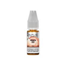 Load image into Gallery viewer, Peach Ice Nic Salt By Elf Bar ElfLiq | The Puffin Hut
