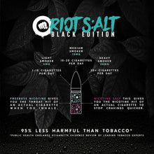 Load image into Gallery viewer, Riot S:alt Black Edition Rich Black Grape 10ml by Riot Squad
