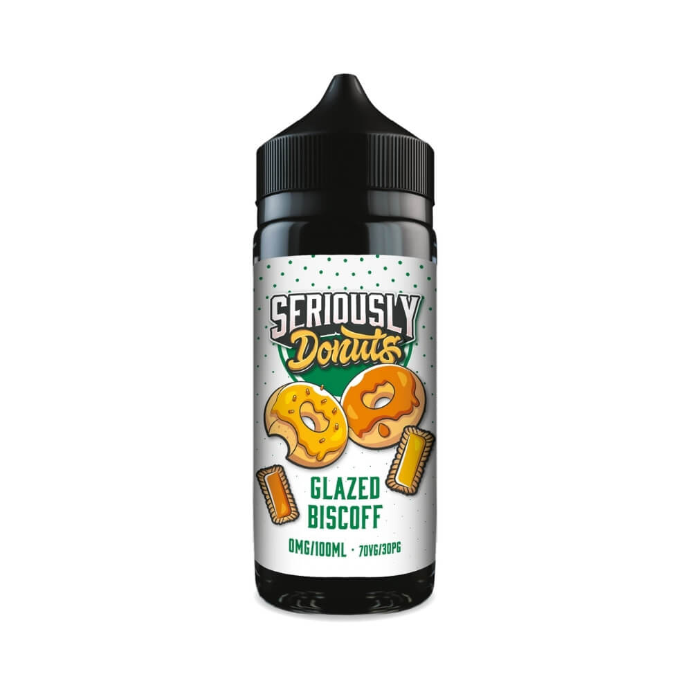 Glazed Biscoff 100ml Short Fill eLiquid by Seriously Donuts | The Puffin Hut