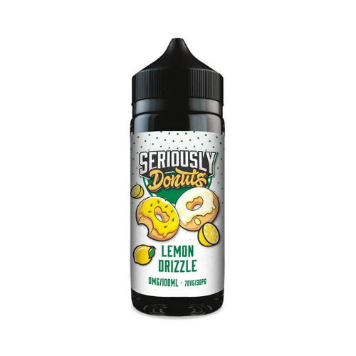 Lemon Drizzle 100ml Short Fill eLiquid by Seriously Donuts | The Puffin Hut