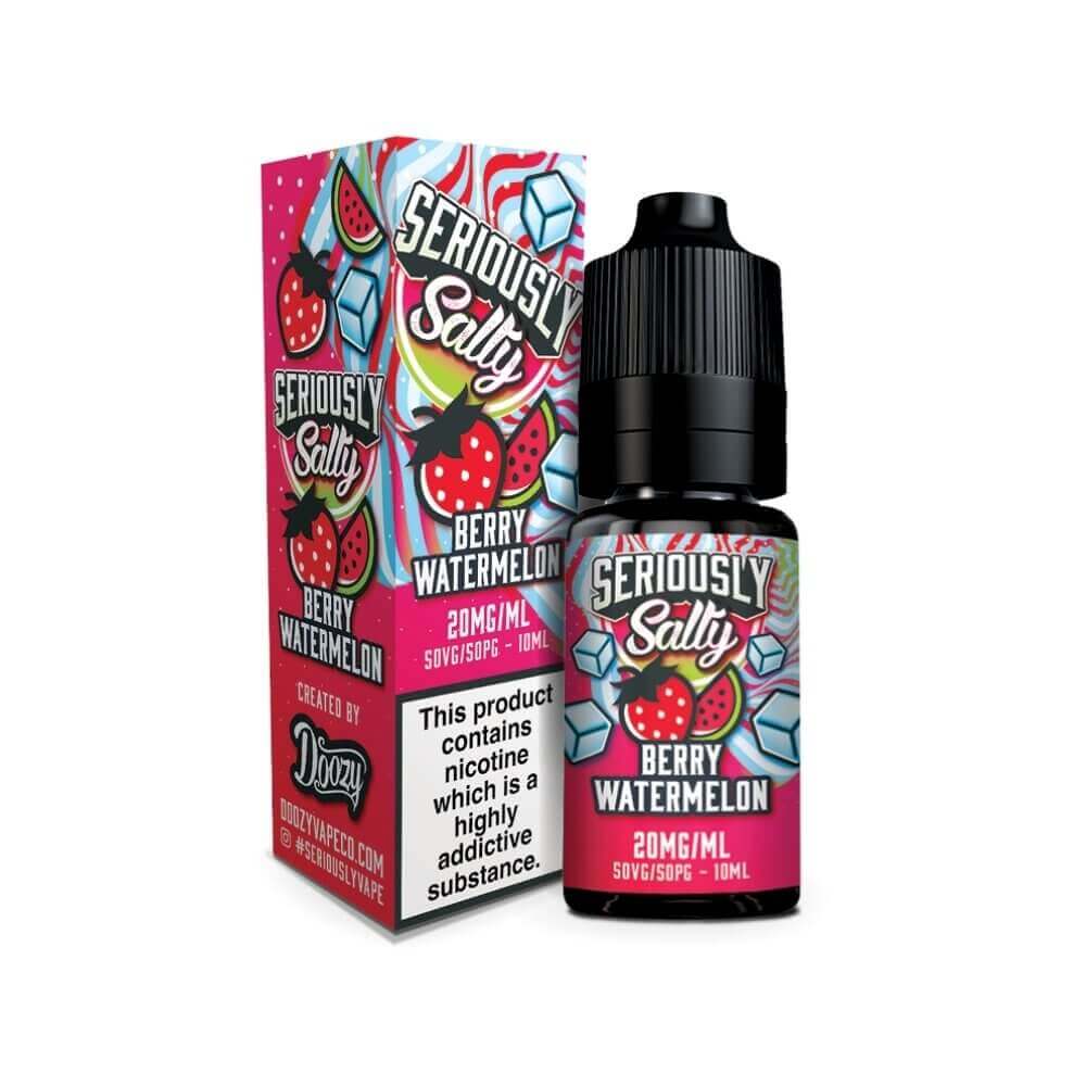 Berry Watermelon Nic Salt e-Liquid by Seriously Salty | The Puffin Hut