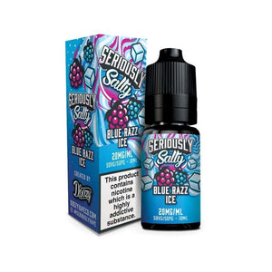 Blue Razz Ice Nic Salt e-Liquid by Seriously Salty | The Puffin Hut