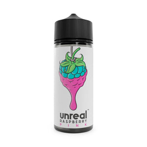 Pink 100ml Short fill e-Liquid by Unreal Raspberry | The Puffin Hut