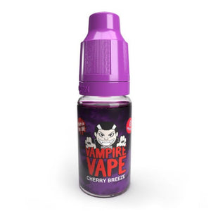 Cherry Breeze E-Liquid by Vampire Vape | 4 for £10 | The Puffin Hut