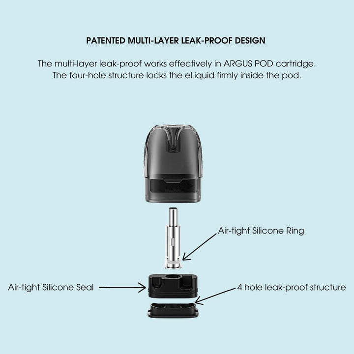 Voopoo Argus Z Pod Kit - Leak-proof design | The Puffin Hut